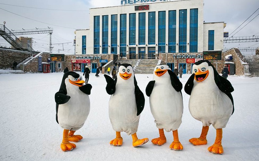 «Пингвины Мадагаскара» покорили Пермь!