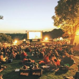 Фестиваль уличного кино под открытым небом в Лето Парке